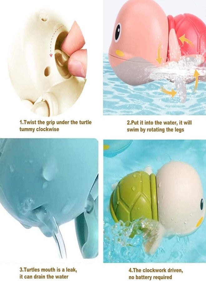 Hercules:- Animal Bath Toys Non-Toxic, BPA Free Colorful Soft Natural Rubber Float Squeaky Bathing Toy(3+ Months Up)(Multi Color)(1 PIS) - Image 4